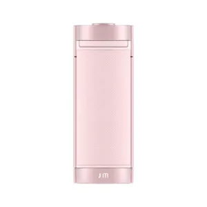 Just Mobile Shutter Grip 2 pinkfarbener Smartphone-Kameragriff mit strukturierter Grifffläche und Bluetooth-Auslöser