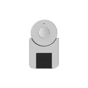 Just Mobile Shutter Grip 2 Smartphone-Kameragriff mit Bluetooth-Auslöser, Silber