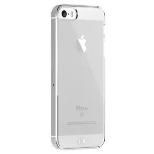 Just Mobile TENC genomskinligt skal till iPhone SE med precisa utskärningar och synlig Apple-logotyp