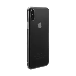 Just Mobile TENC gjennomsiktig iPhone X/XS-deksel med hevet kamerakant og dekkede sideknapper