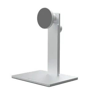 Just Mobile aluDisc Max magnetischer Tablet-Ständer mit runder Auflagefläche und verstellbarem Aluminiumfuß in Silber