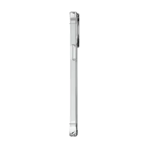Just Mobile TENC Air transparente iPhone 15 Plus-Hülle mit schlankem Profil, erhöhten Rändern und stoßdämpfenden Ecken