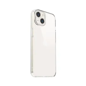Just Mobile TENC Slim Fit transparente Hülle für iPhone 14, mit schlankem transparentem Schutz und erhöhtem Kamerarand