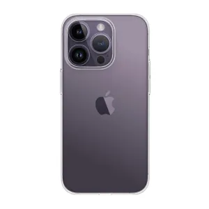 Coque transparente Just Mobile TENC pour iPhone 14 Pro Max avec compatibilité MagSafe et protection surélevée de l’appareil photo
