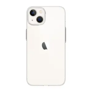 Just Mobile TENC Slim kirkas iPhone 14 Plus -suojakuori, erittäin ohut MagSafe-yhteensopiva suoja kameran aukolla