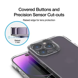 Coque transparente Just Mobile TENC Slim MagSafe pour iPhone 14 Pro Max avec protection surélevée de l’appareil photo