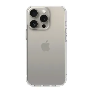 Just Mobile TENC Air transparente Schutzhülle für das iPhone 15 Pro Max mit erhöhtem Kameraausschnitt