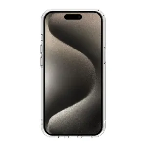 Just Mobile TENC Air Schutzhülle für iPhone 15 Pro Max, transparente Hülle mit erhöhten Kanten und Kameraausschnitt