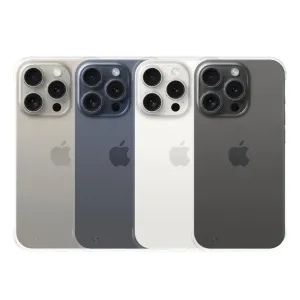Just Mobile TENC Slim Fit iPhone 15 Pro Max Case in vier Farben, mit schlankem Profil und erhöhtem Kameraausschnitt