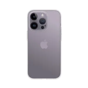Just Mobile TENC Slim Fit transparent iPhone 14 Pro-skal med upphöjt kameraskydd och MagSafe-kompatibilitet