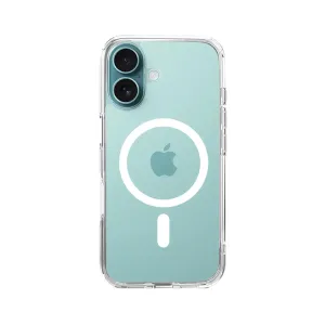 Coque de protection transparente JustMobile TENC Air pour iPhone 16 Plus avec découpe pour double appareil photo et protections de boutons