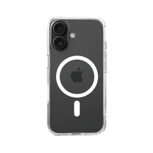 Coque de protection transparente Just Mobile TENC Air pour iPhone 16 Plus, avec coins surélevés pour l’appareil photo et anneau MagSafe