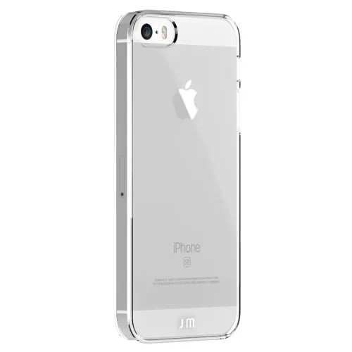 Just Mobile TENC genomskinligt skal till iPhone SE med precisa utskärningar och synlig Apple-logotyp