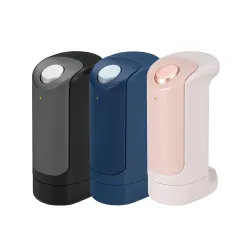 Just Mobile Shutter Grip in Rose Gold, ergonomic non-slip smartphone camera grip with detachable remote shutter and tripod compatibility